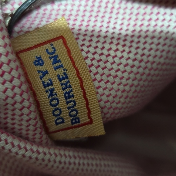 EUC Dooney & Bourke Signature handbag/ crossbody monogramed brown/Tan - Picture 10 of 14